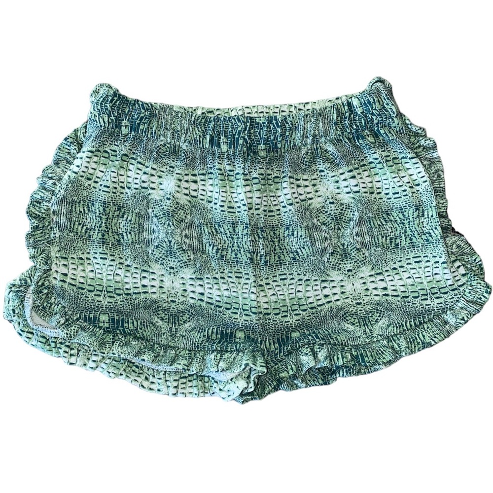 ❌SOLD❌ kate quinn 3T bamboo ruffle track shorts